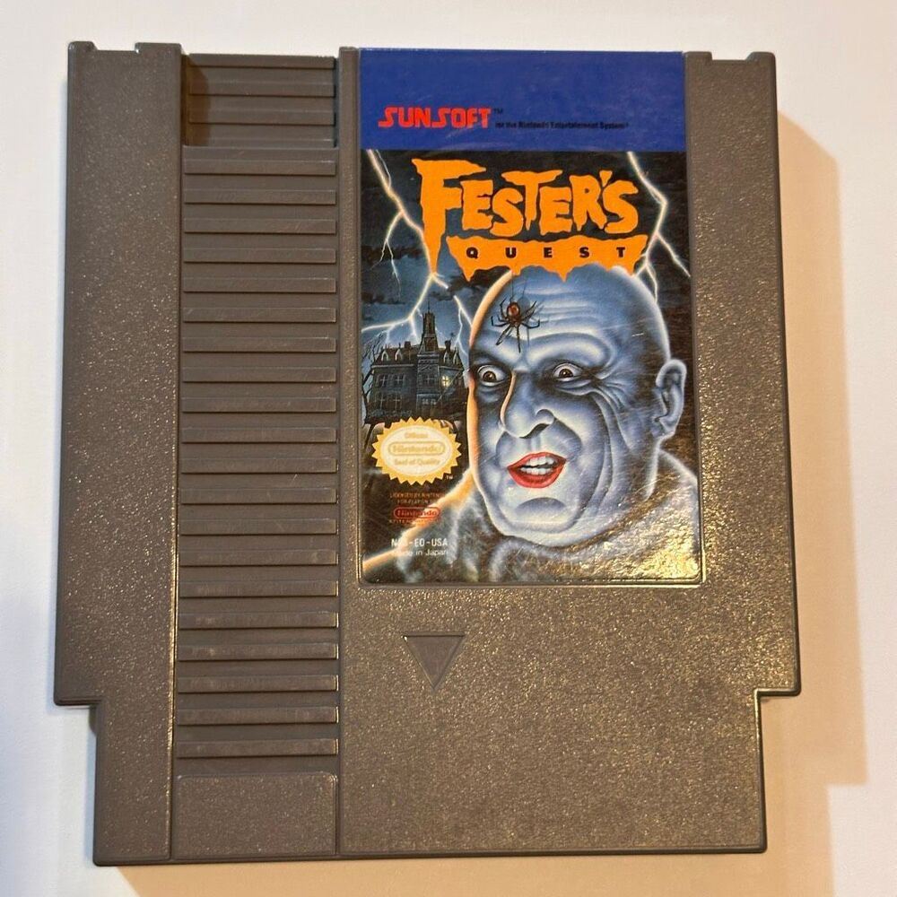 Nintendo Fester’s Quest Sunsoft Nintendo NES Video Game Vintage